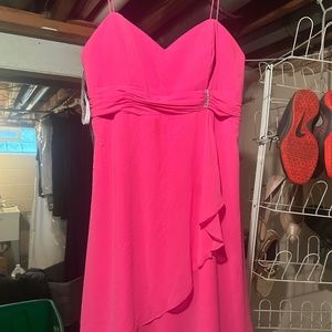 Alfred Angelo Hot Pink Dress